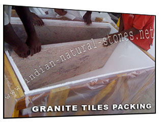 granite tiles packing