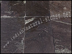 liquid black quartzite tiles from india