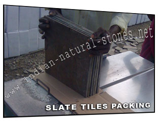 slate tiles packing methods