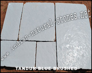 tandur blue brushed limestone
