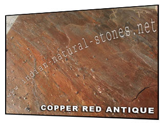 copper red brushed
