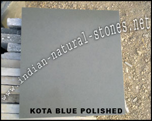 kota blue polished limestone