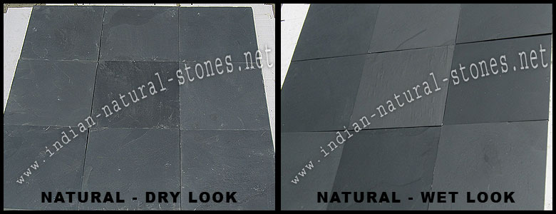 mark black slate tiles india