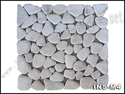 white-pebble-mosaic