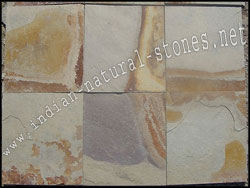 yellow rustic slate stone 